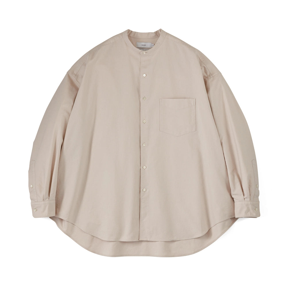 Graphpaper の Oxford L/S Oversized Band Collar Shirt (GM251-50022C)