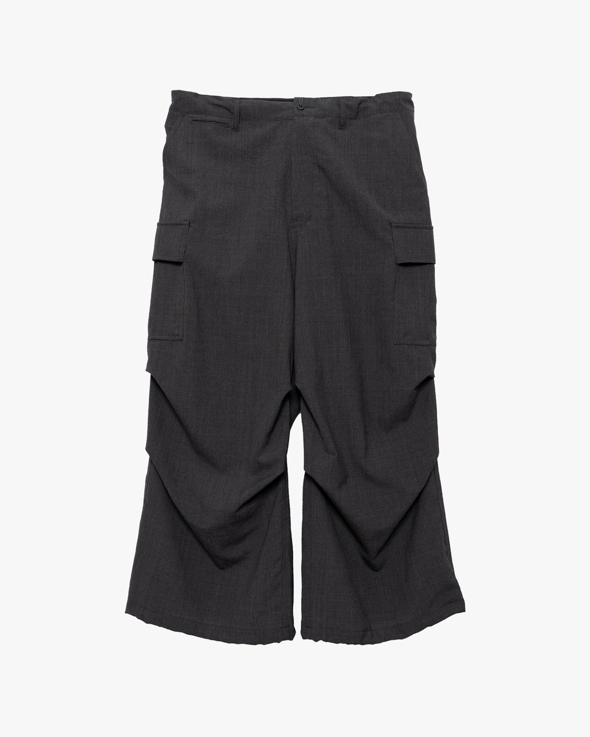 Graphpaper Re: (※Graphpaper NAGOYA EXCLUSIVE) の Grain Wool Military Cargo Cropped Pants (GM262-40701N)