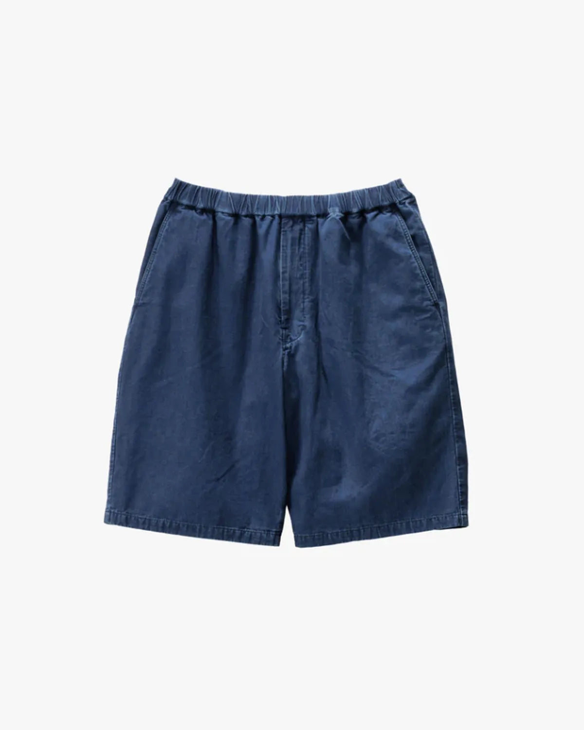 Graphpaper の SIDOGRAS indigo Poplin Track Shorts (GM252-40048)