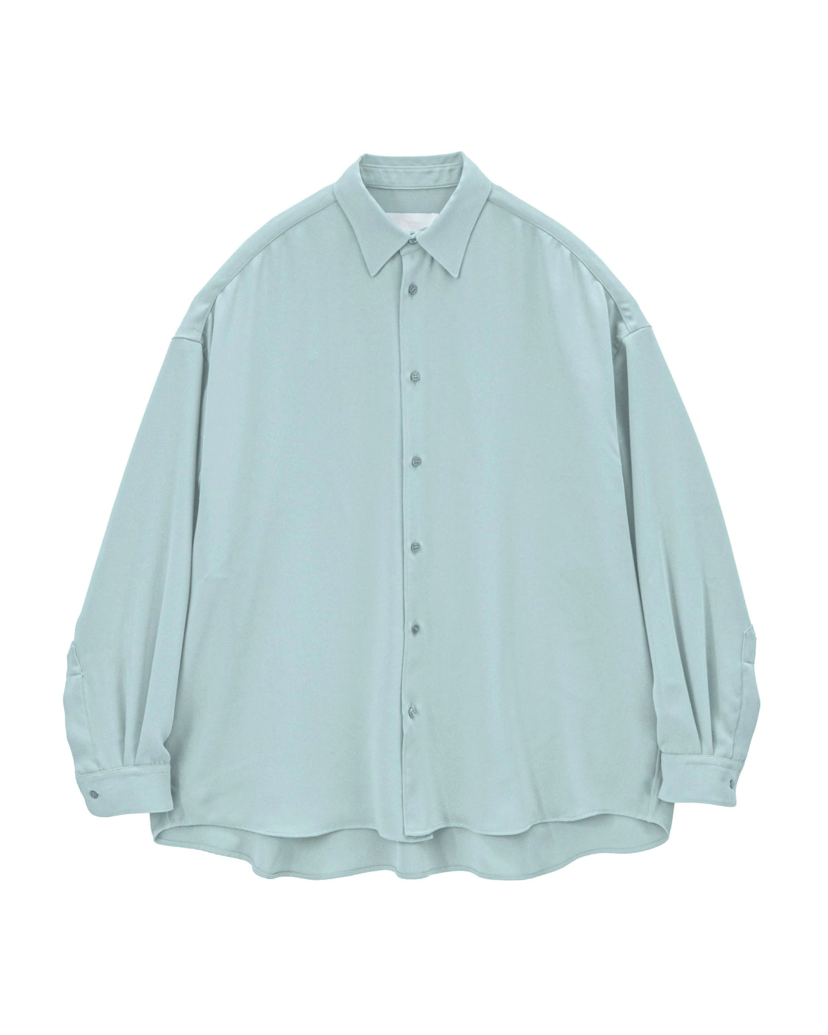 Graphpaper の Satin Oversized Regular Collar Shirt (GL261-50077C)