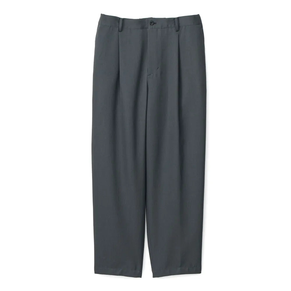 Graphpaper の Scale Off Wool Tapered Trousers (GM243-40170B)