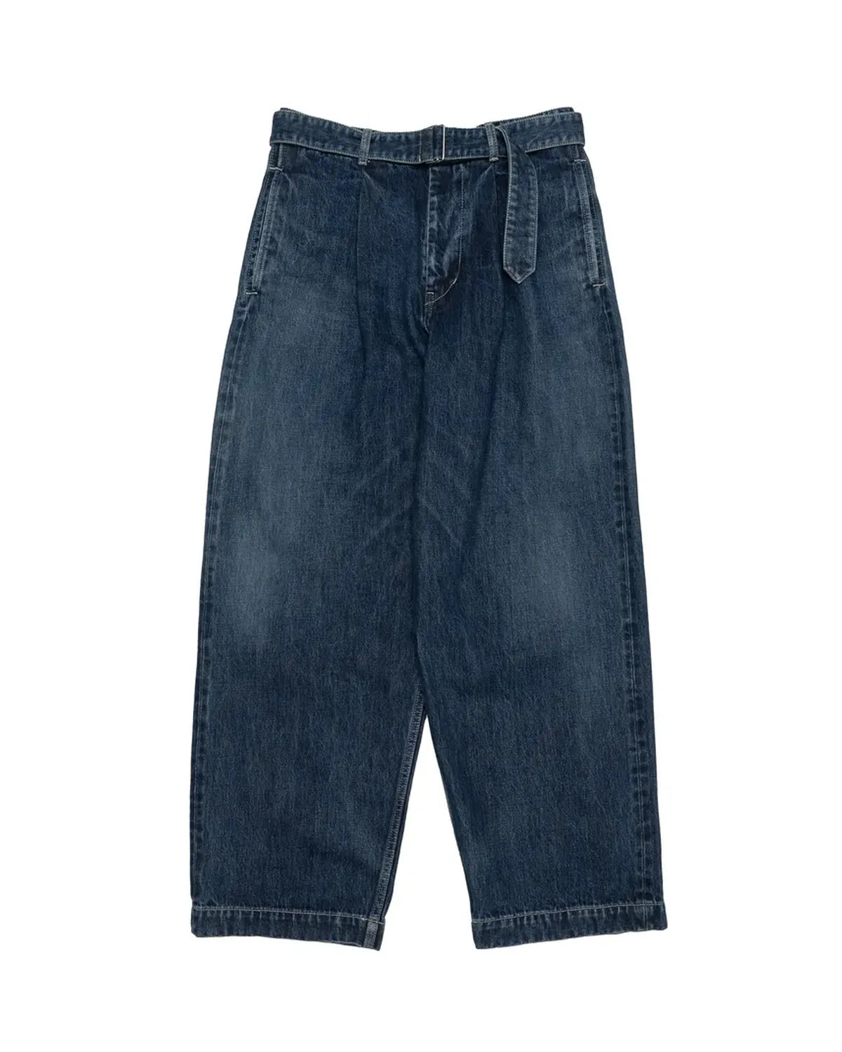 Graphpaper の Selvage Denim Belted Pants (GU253-40064DB)