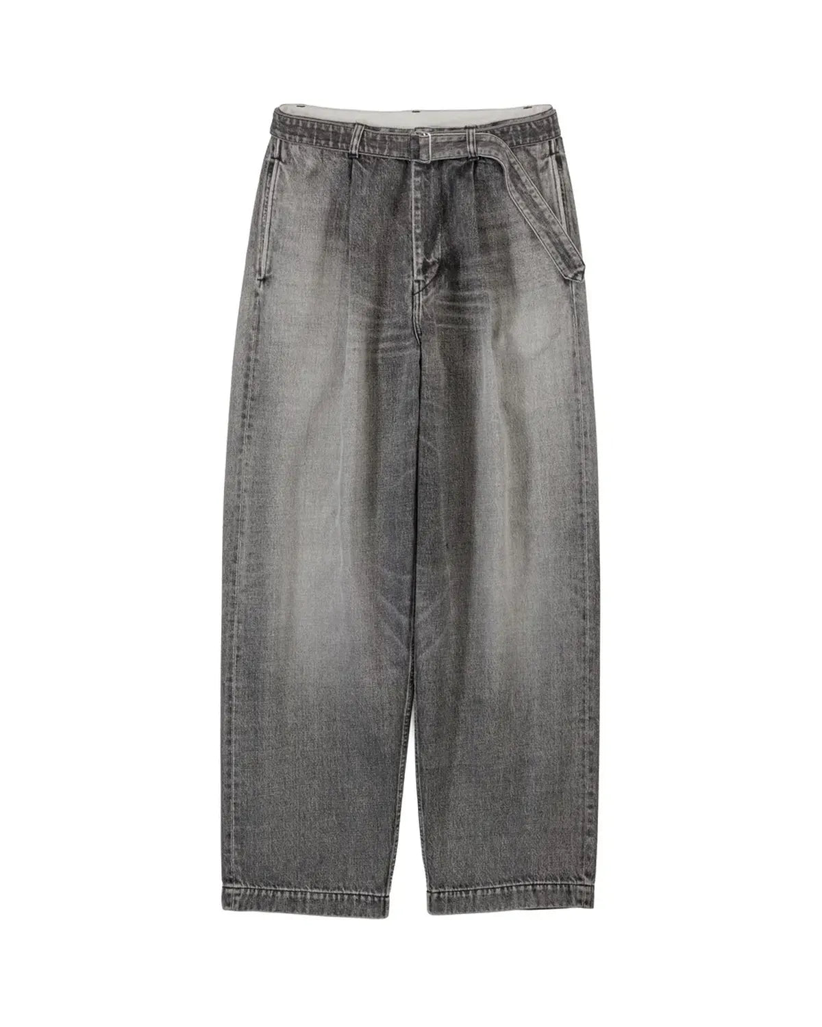 Graphpaper の Selvage Denim Belted Pants (GU253-40064LB)