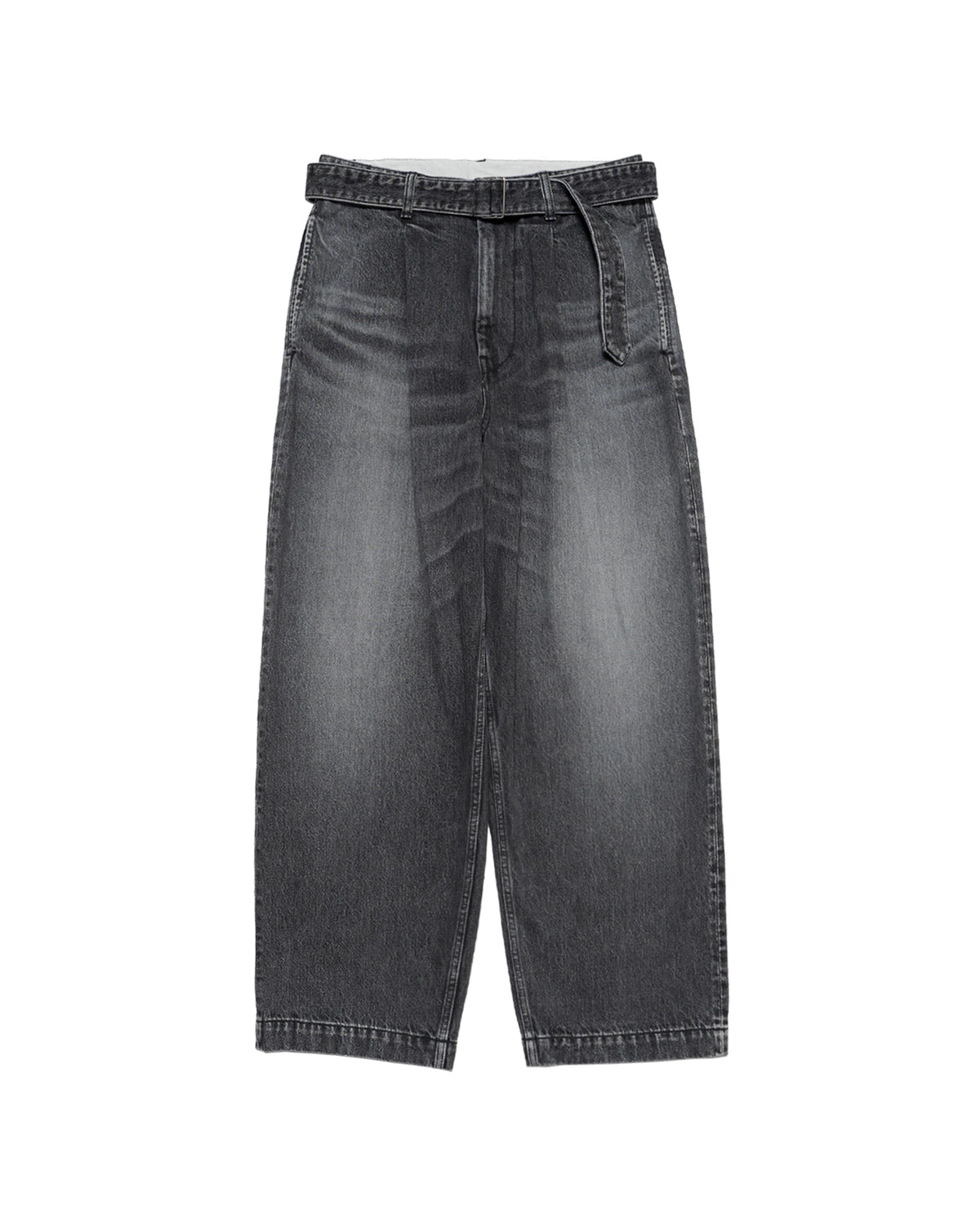 Graphpaper の Selvage Denim Belted Pants (GU263-40063LB)