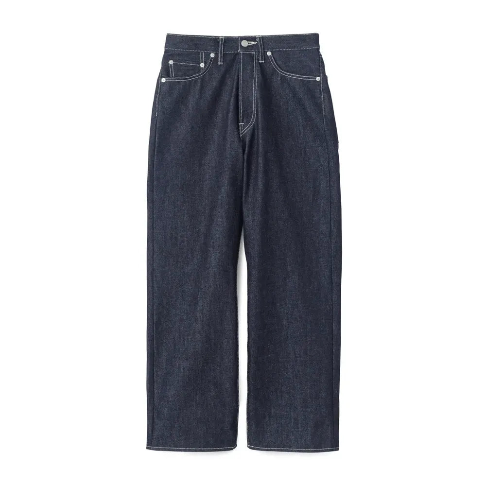 Graphpaper の Selvage Denim Five Pocket Wide Straight Pants (GU251-40184RB)