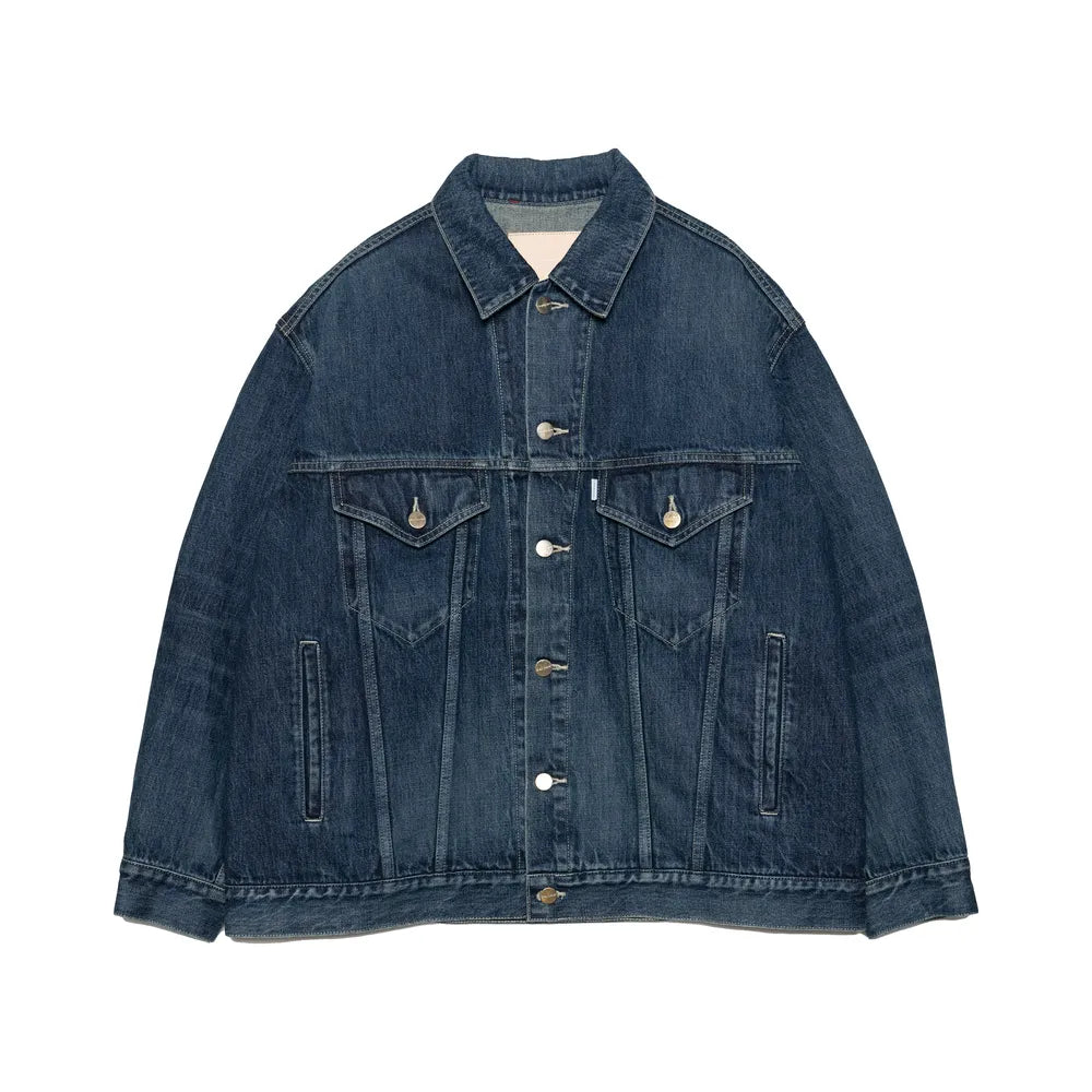 Graphpaper の Selvage Denim Trucker Jacket (GM251-30186DB)