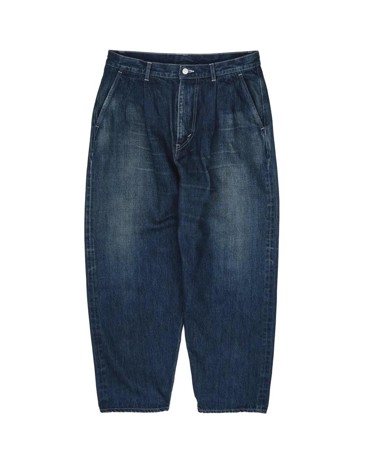 Graphpaper / Selvage Denim Two Tuck Pants (GU253-40061DB)