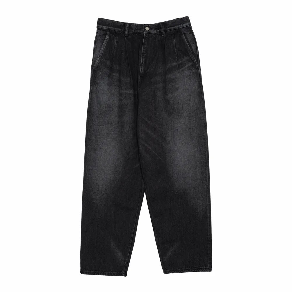 Graphpaper / Selvage Denim Two Tuck Tapered Pants (GU251-40187DB)