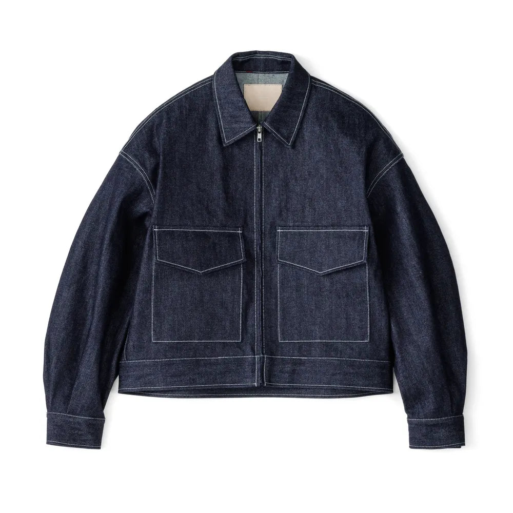 Graphpaper の Selvage Denim Zip Jacket (GL251-30191RB)