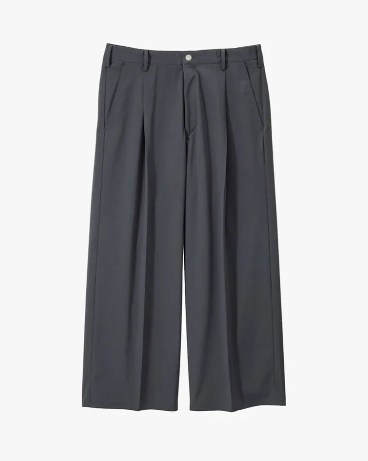 Graphpaper の Semi Dull Oxford Wide Trousers (GM253-40090B)