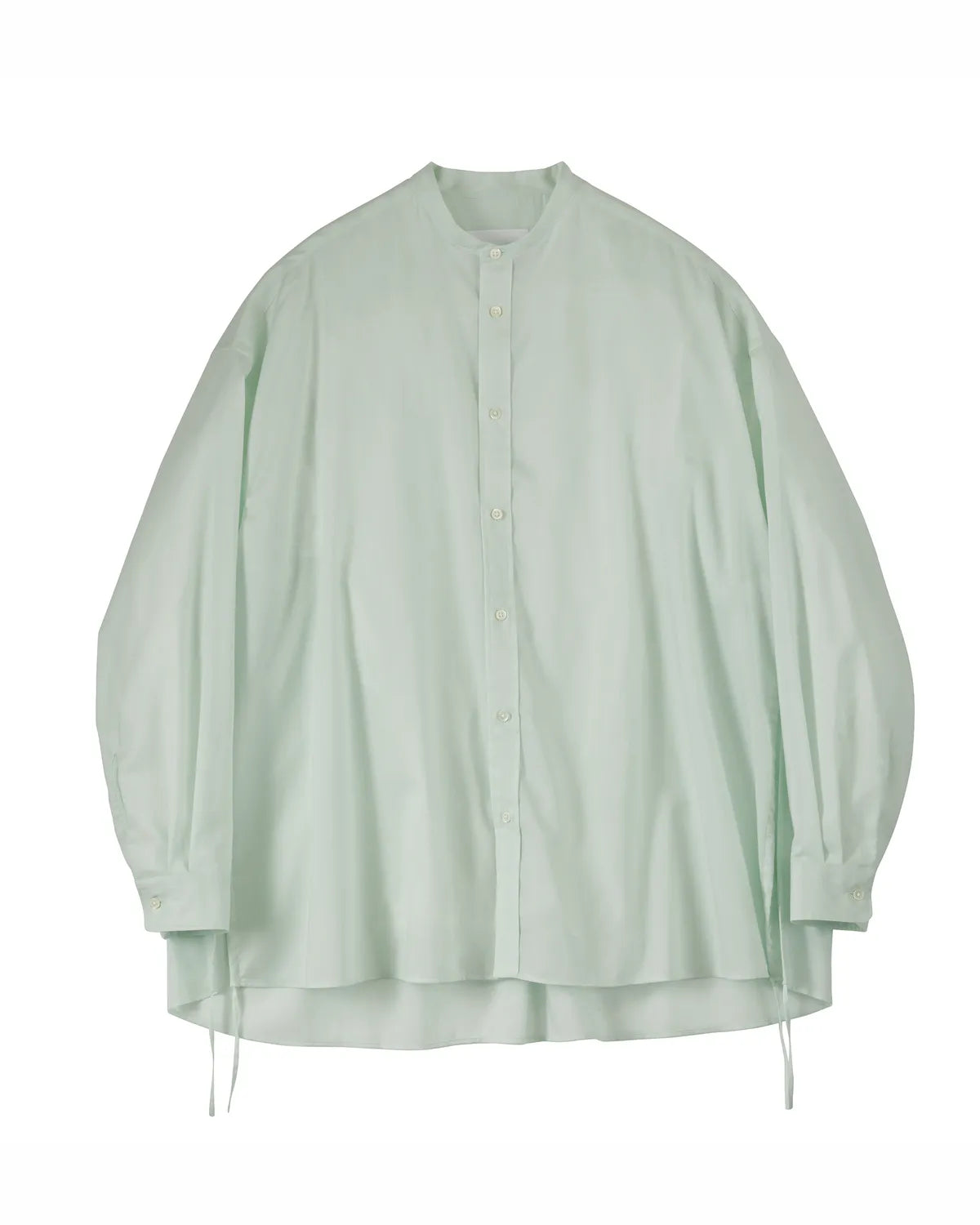 Graphpaper の Silicon Lawn Drawstring Band Collar Shirt (GL251-50296)