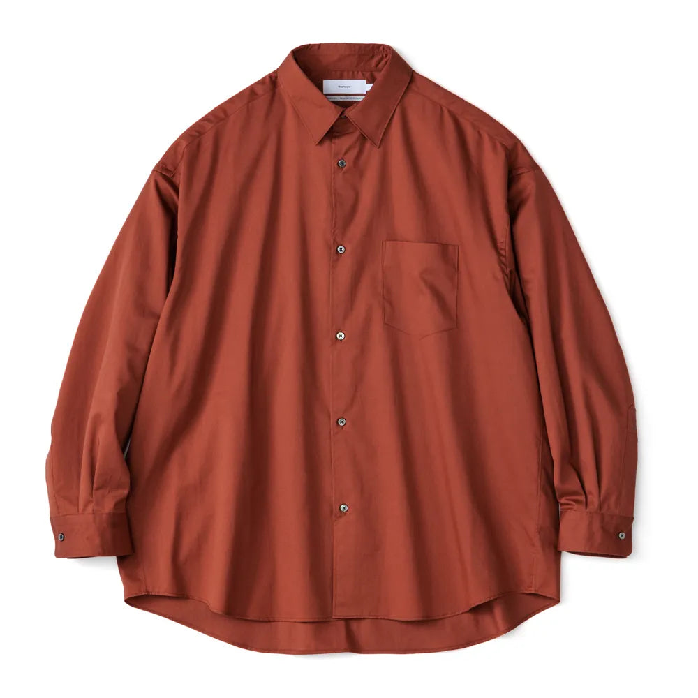 Graphpaper のSilicon Poplin Oversized Regular Collar Shirt (GM243-50144)