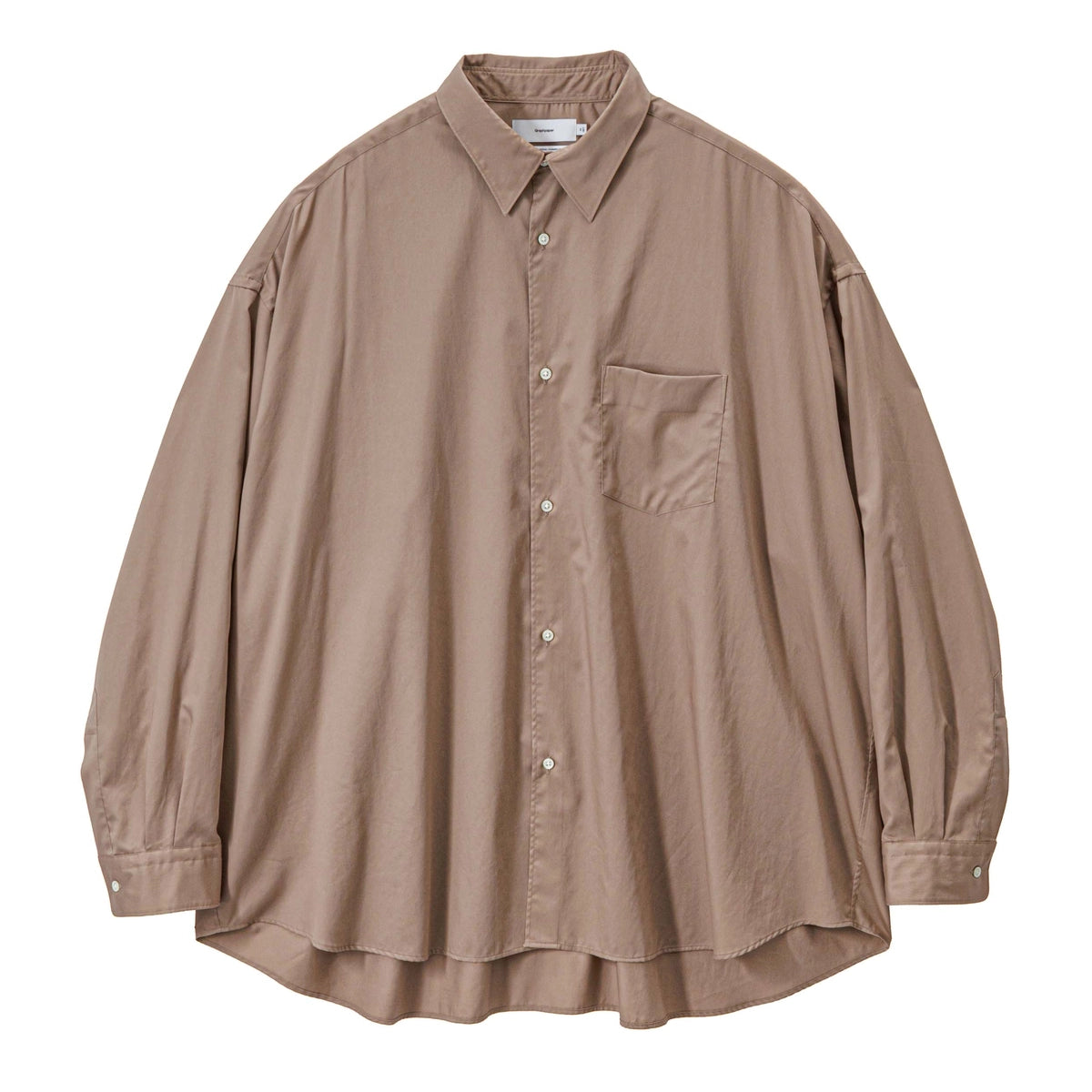 Graphpaper（グラフペーパー） / Silicon Poplin Oversized Regular