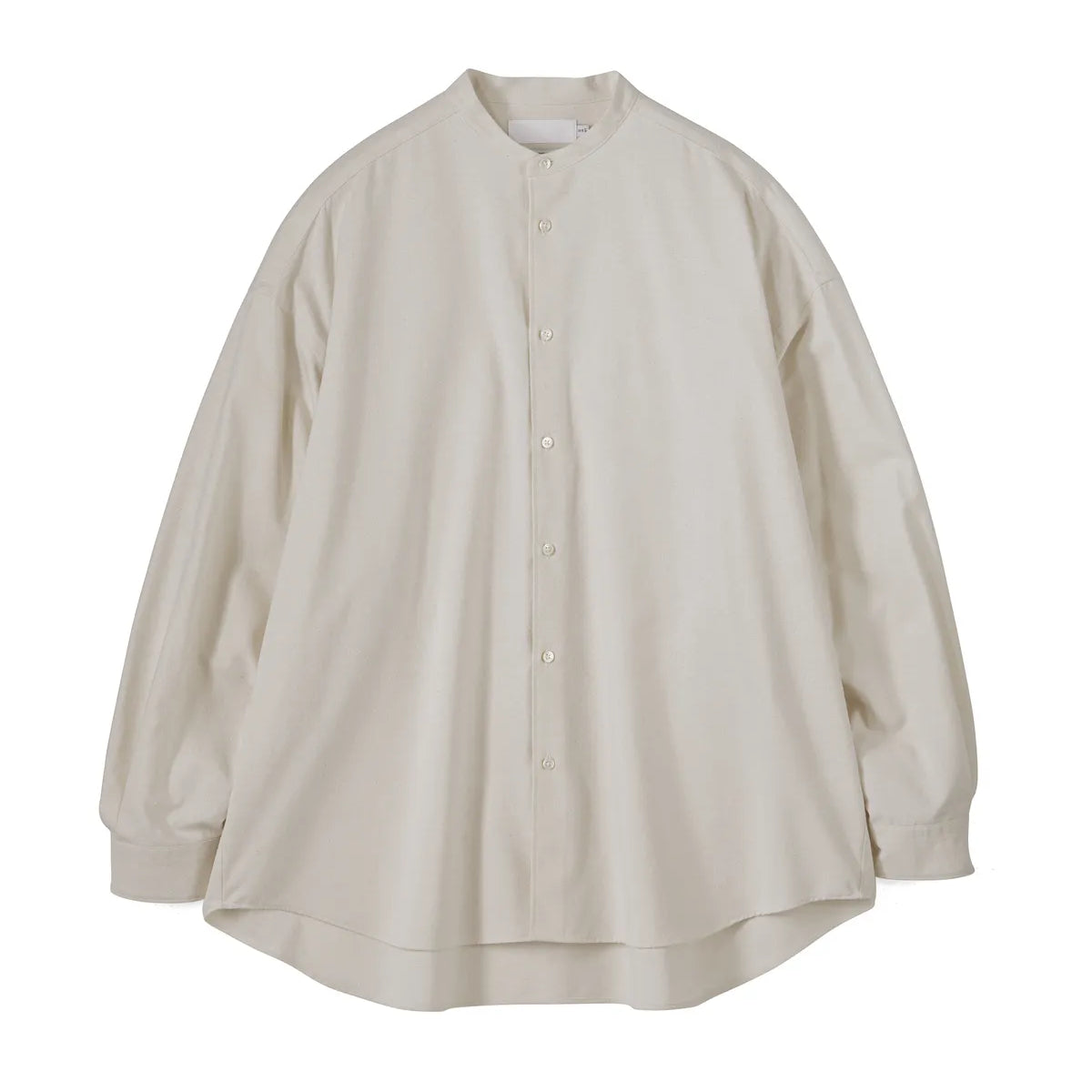 Cornier silk nep band collar shirt 日本製 Cornier silk nep band collar shirt 日本製 cornier Dorozome