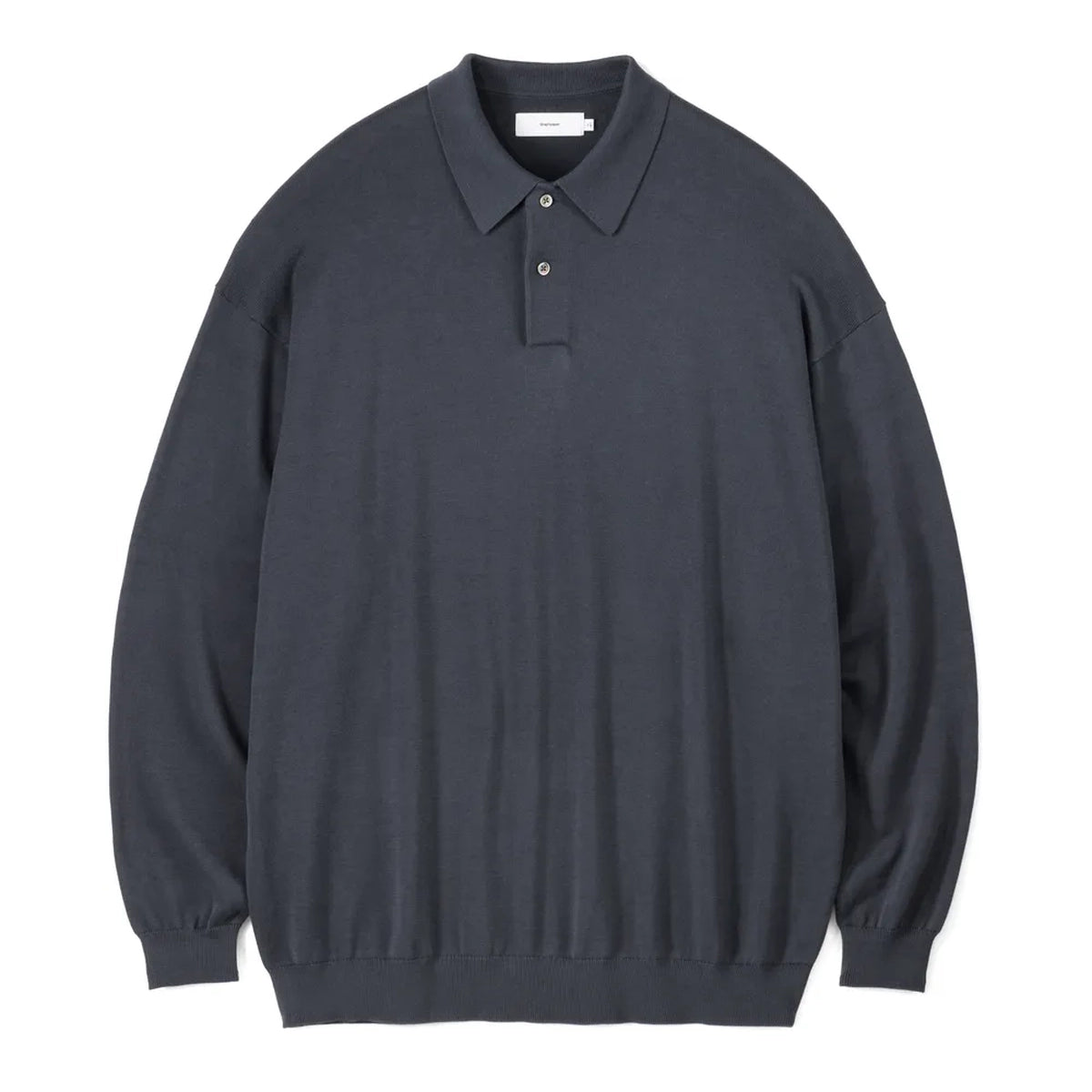 graphpaper Suvin Oversized L/S Polo graphpaper Suvin Oversized L/S Polo