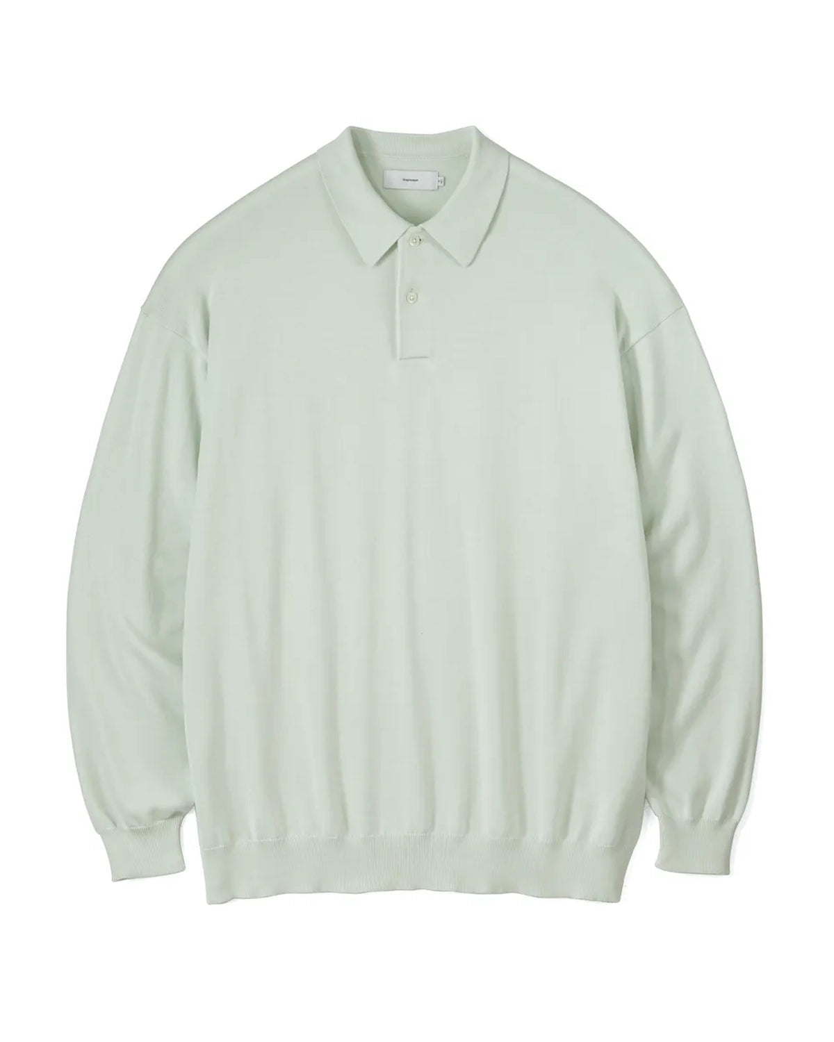 Graphpaper のSuvin High Gauge Knit Oversized L/S Polo (GU251-80009C)