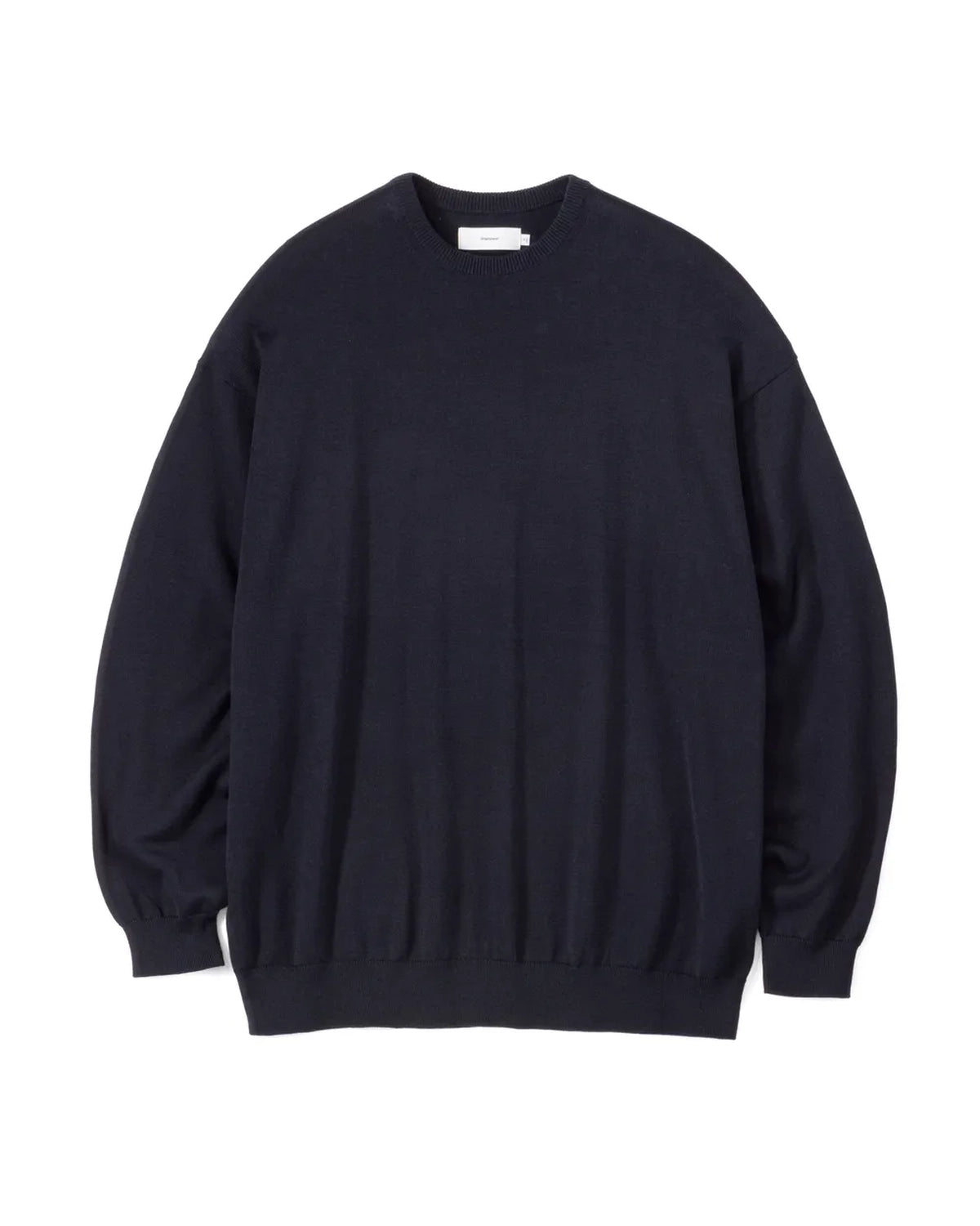 Graphpaper の Suvin High Gauge L/S Crew Neck Knit (GU251-80007B)