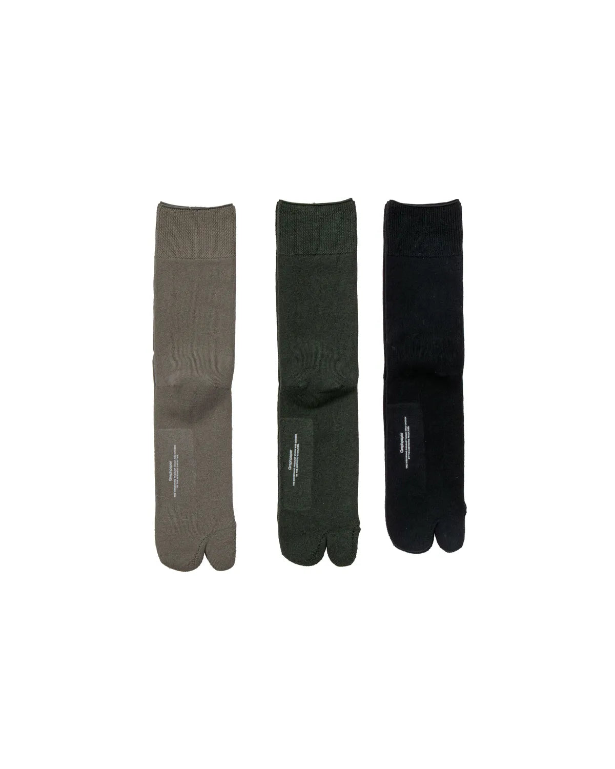 Graphpaper の TABI 3-Pack Socks (GU253-90287C)