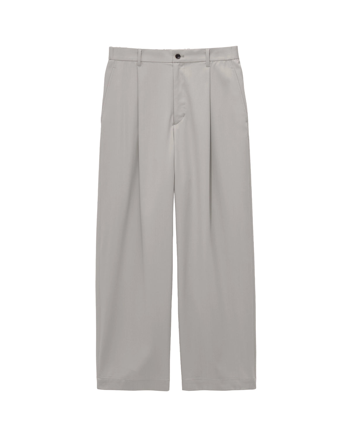 Graphpaper の Techno Wool Twill Wide Tapered Trousers (GM263-40393)