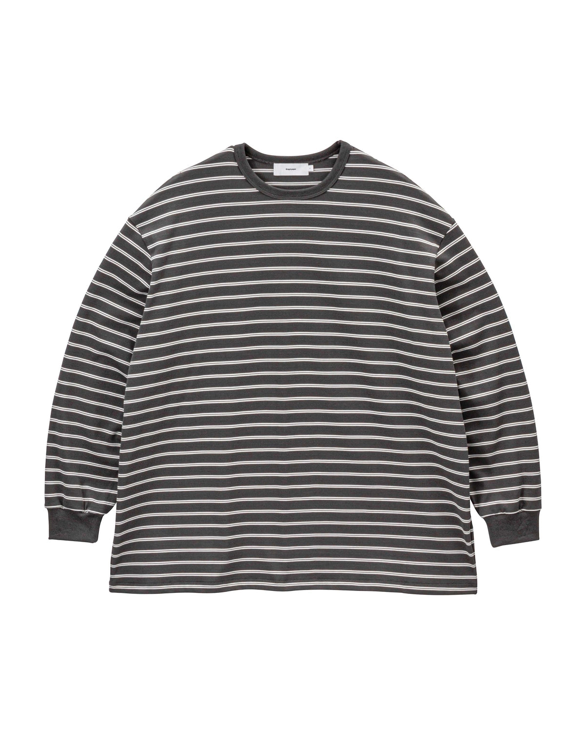 Graphpaper の Tri Spun Border L/S Tee (GU261-70121B)
