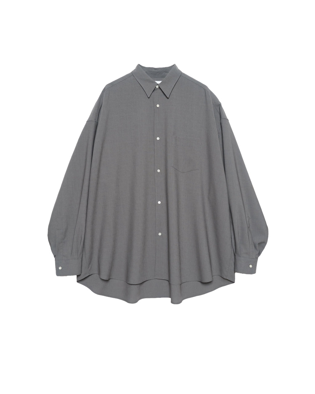 Graphpaper / Wool Hopsack L/S Oversized Regular Collar Shirt