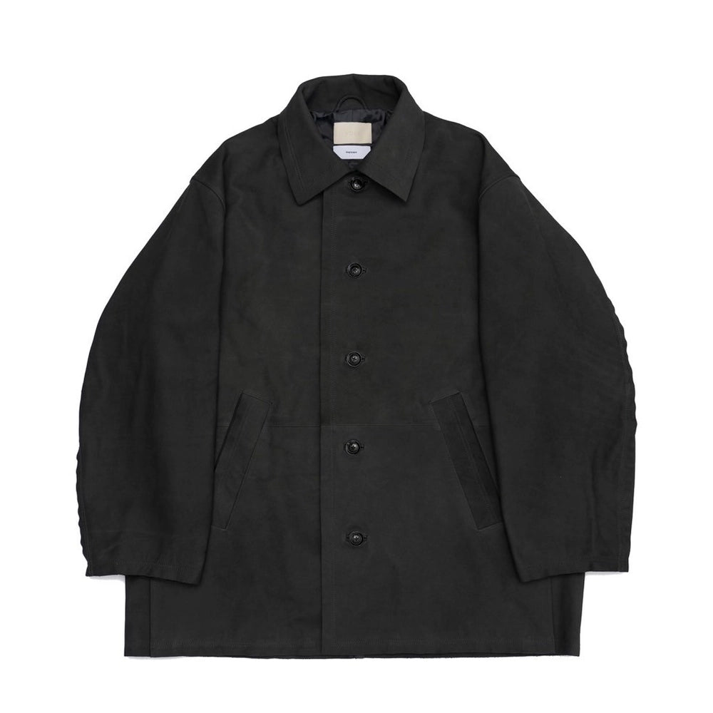 Graphpaper × YOKE の COW NUBUCK LEATHER CAR COAT (YK24FW0887C-GP)