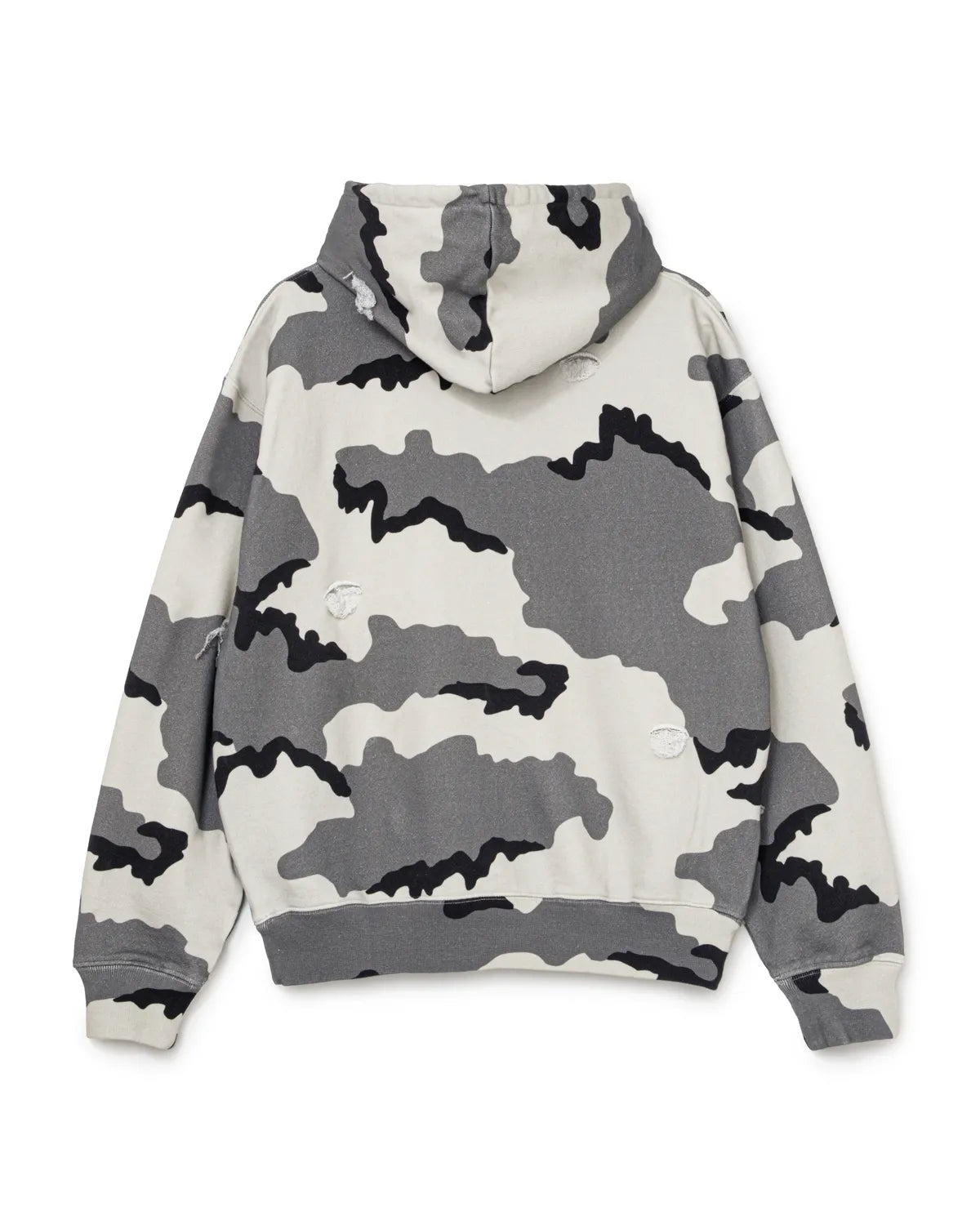 BoTT / Henley-Neck Camo Hoodie