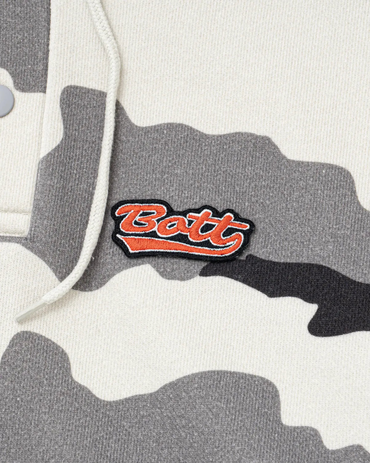 BoTT / Henley-Neck Camo Hoodie