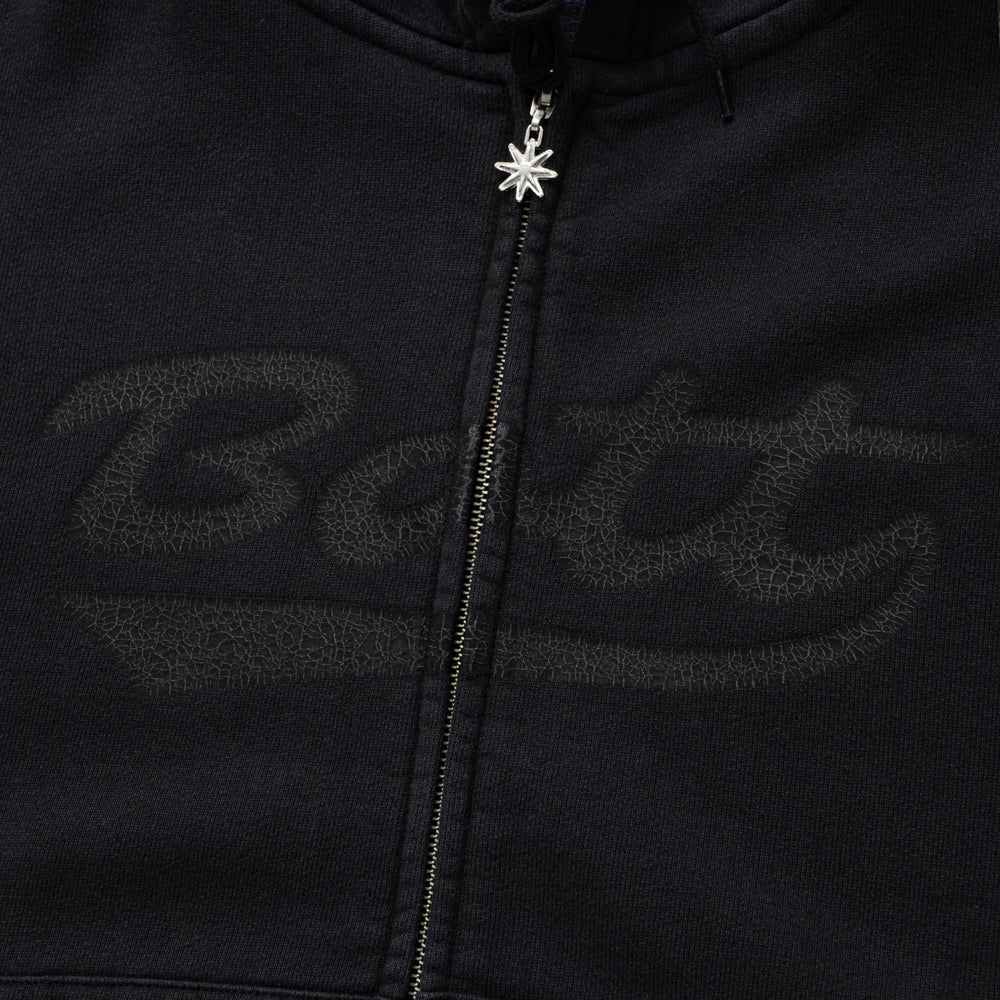 BoTT / Washed Script Logo Zip Hoodie