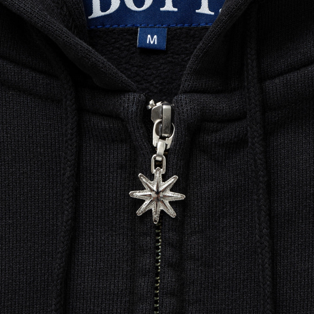 BoTT / Washed Script Logo Zip Hoodie