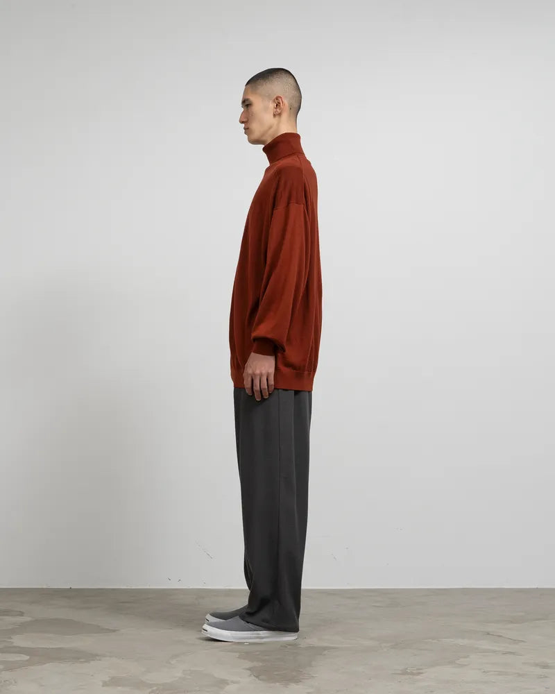 Graphpaper / Oxford Pique Jersey L/S Oversized BD Shirt 