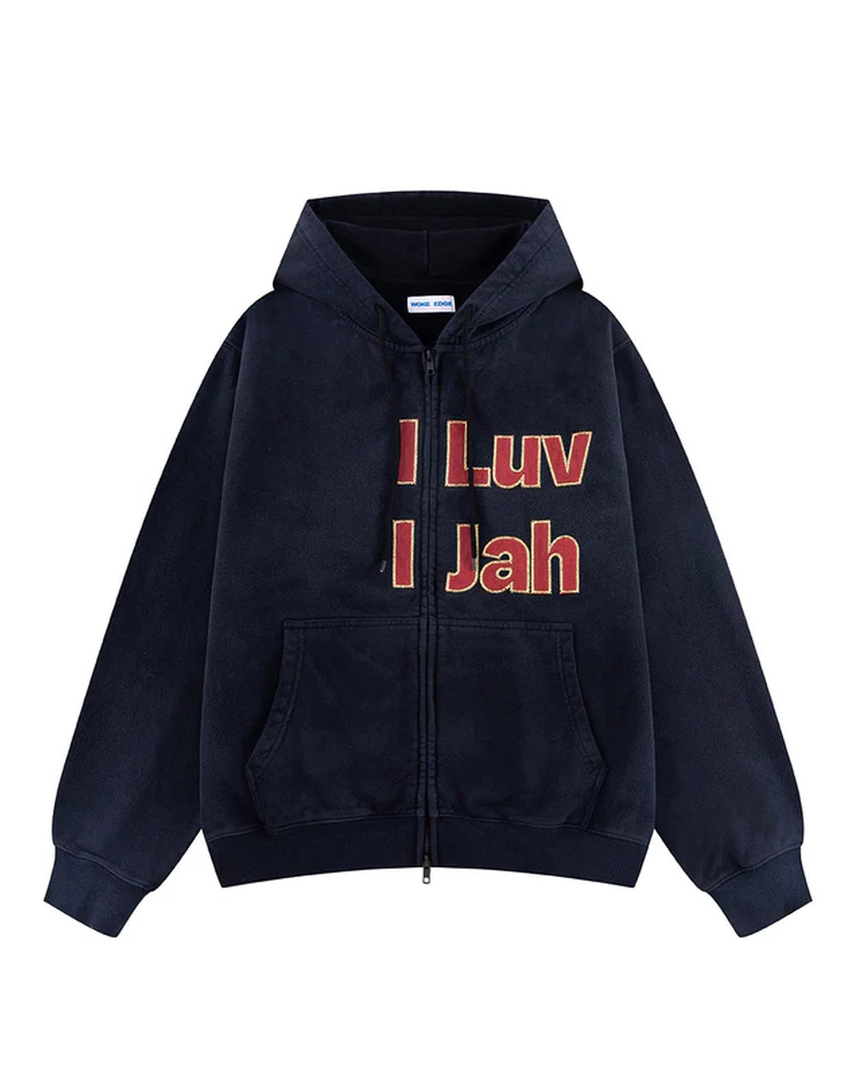 WOKE EDGE / I Luv I Jah Zip Hoodie (2611-15913-0130003)