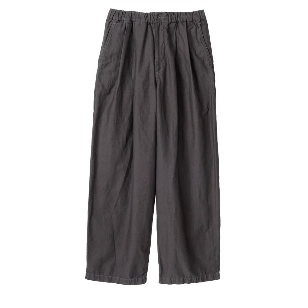 Graphpaper / Cotton Linen Moleskin Two Tuck Easy Pants