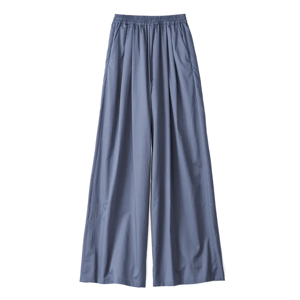 Graphpaper / Silicon Poplin Two Tuck Wide Pants (GL243-40150C)