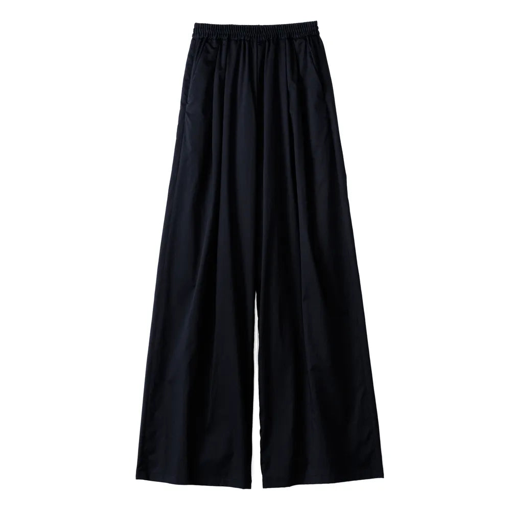 Graphpaper / Silicon Poplin Two Tuck Wide Pants (GL243-40150C)