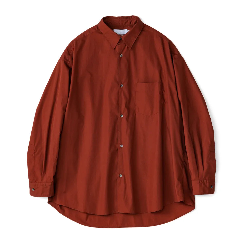 Graphpaperの Broad L/S Oversized Regular Collar Shirt (GM243-50001C)