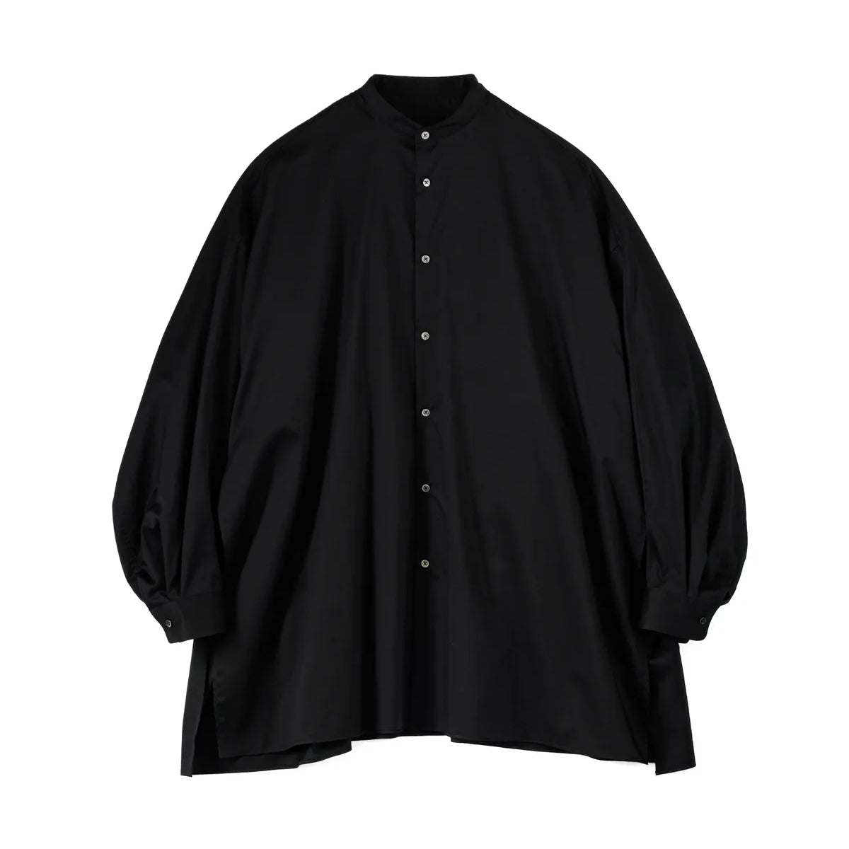 Graphpaper (グラフペーパー) / Silicon Poplin Deep Slit Band Collar