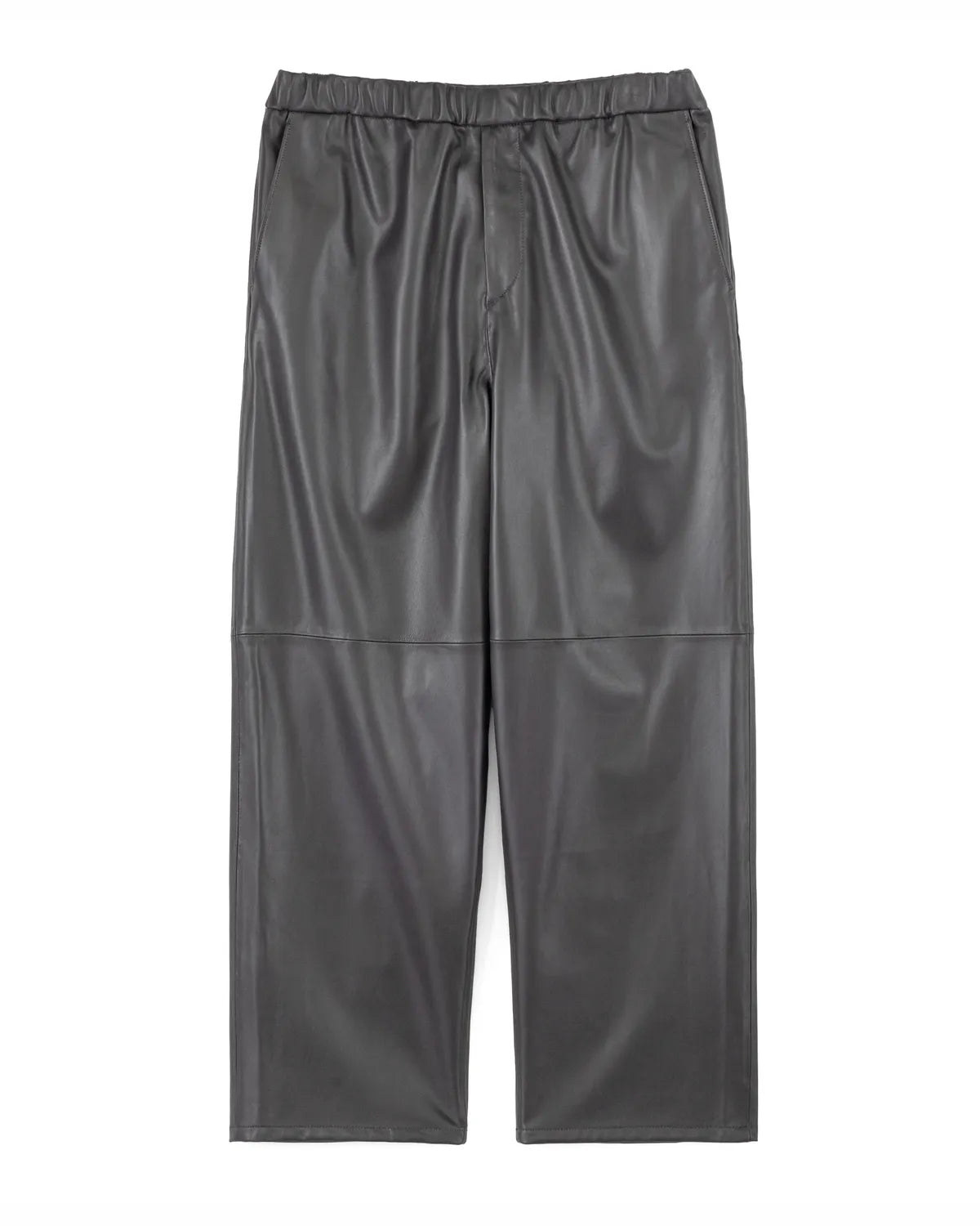 Graphpaper / Lamb Leather Wide Easy Pants (GM251-40278)