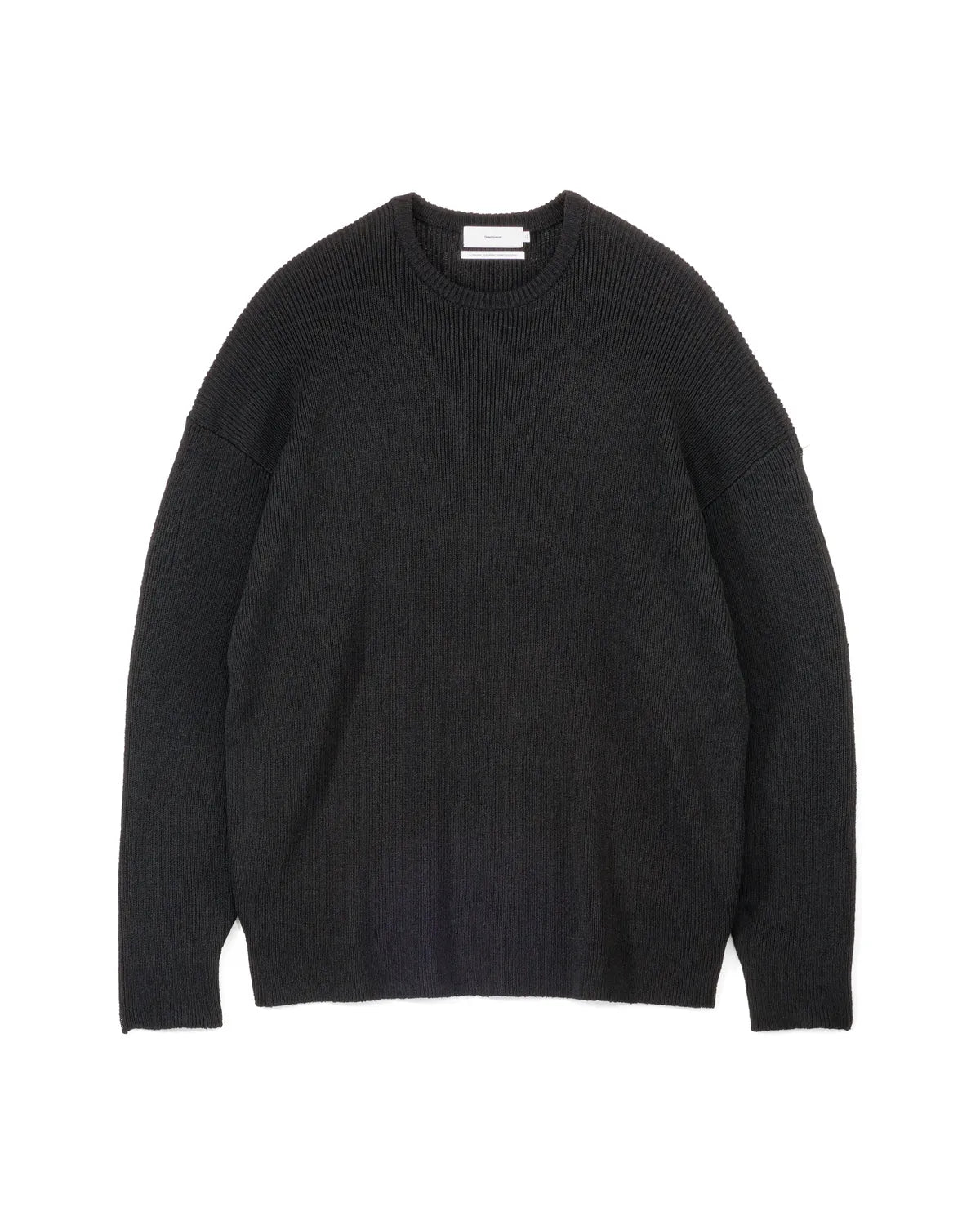 Graphpaper / Linen Solotex Loose Rib Crew Neck (GU251-80119)