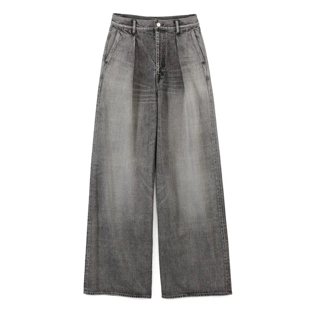 Graphpaper / Selvage Denim Two Tuck Wide Pants (GL251-40189LB)