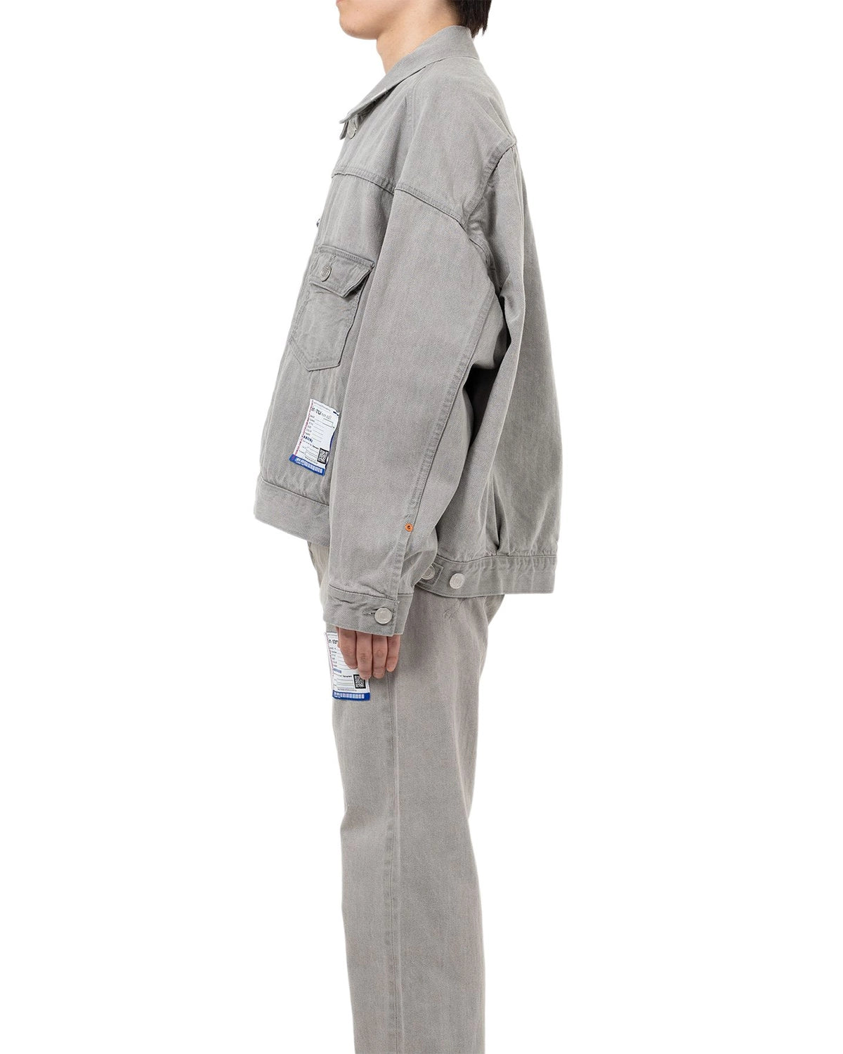 Maison MIHARA YASUHIRO in・stru(men-tal). / Bleached Denim Jacket (I14BL051)