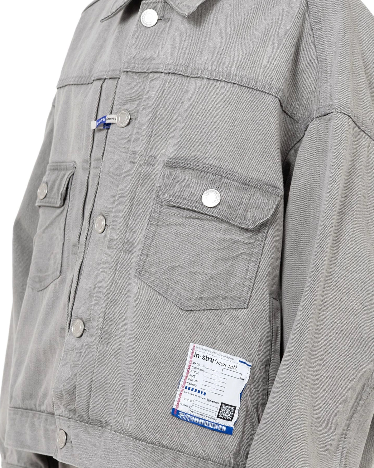 Maison MIHARA YASUHIRO in・stru(men-tal). / Bleached Denim Jacket (I14BL051)