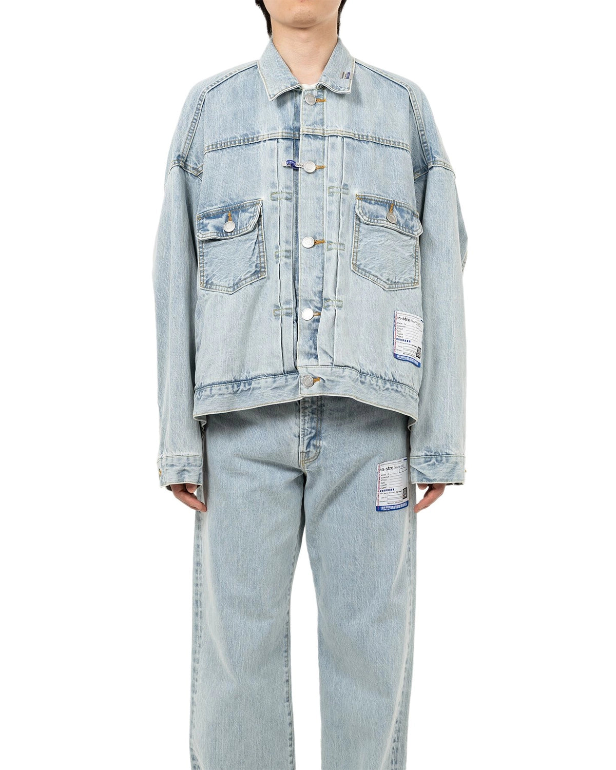 Maison MIHARA YASUHIRO in・stru(men-tal). / Bleached Denim Jacket (I14BL051)
