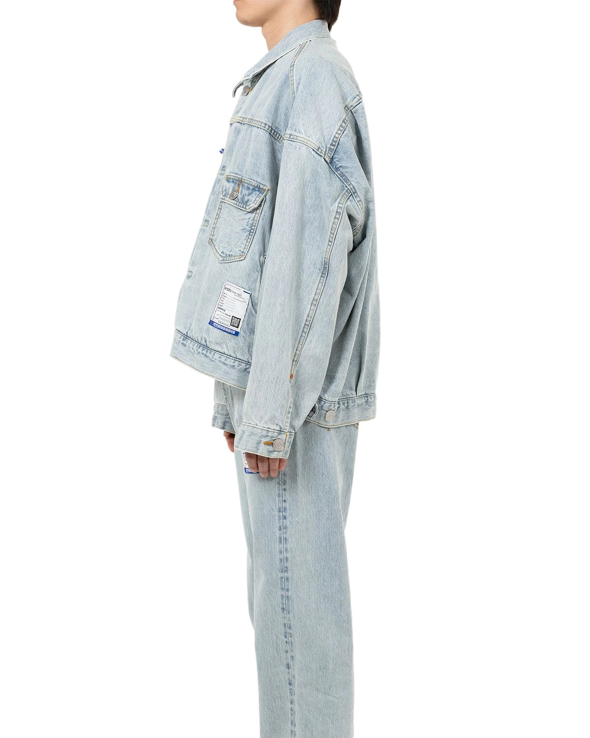 Maison MIHARA YASUHIRO in・stru(men-tal). / Bleached Denim Jacket (I14BL051)