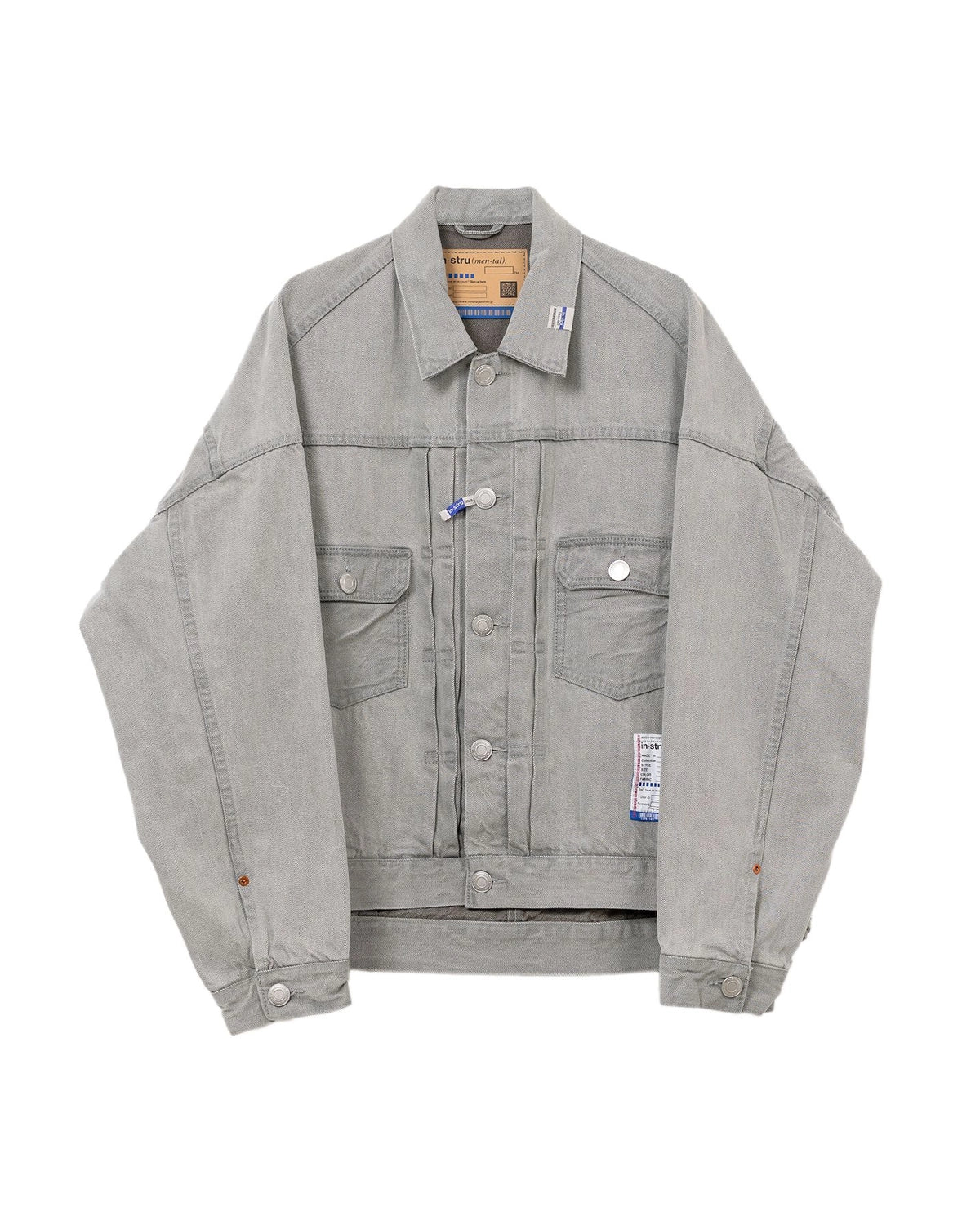 Maison MIHARA YASUHIRO in・stru(men-tal). / Bleached Denim Jacket (I14BL051)