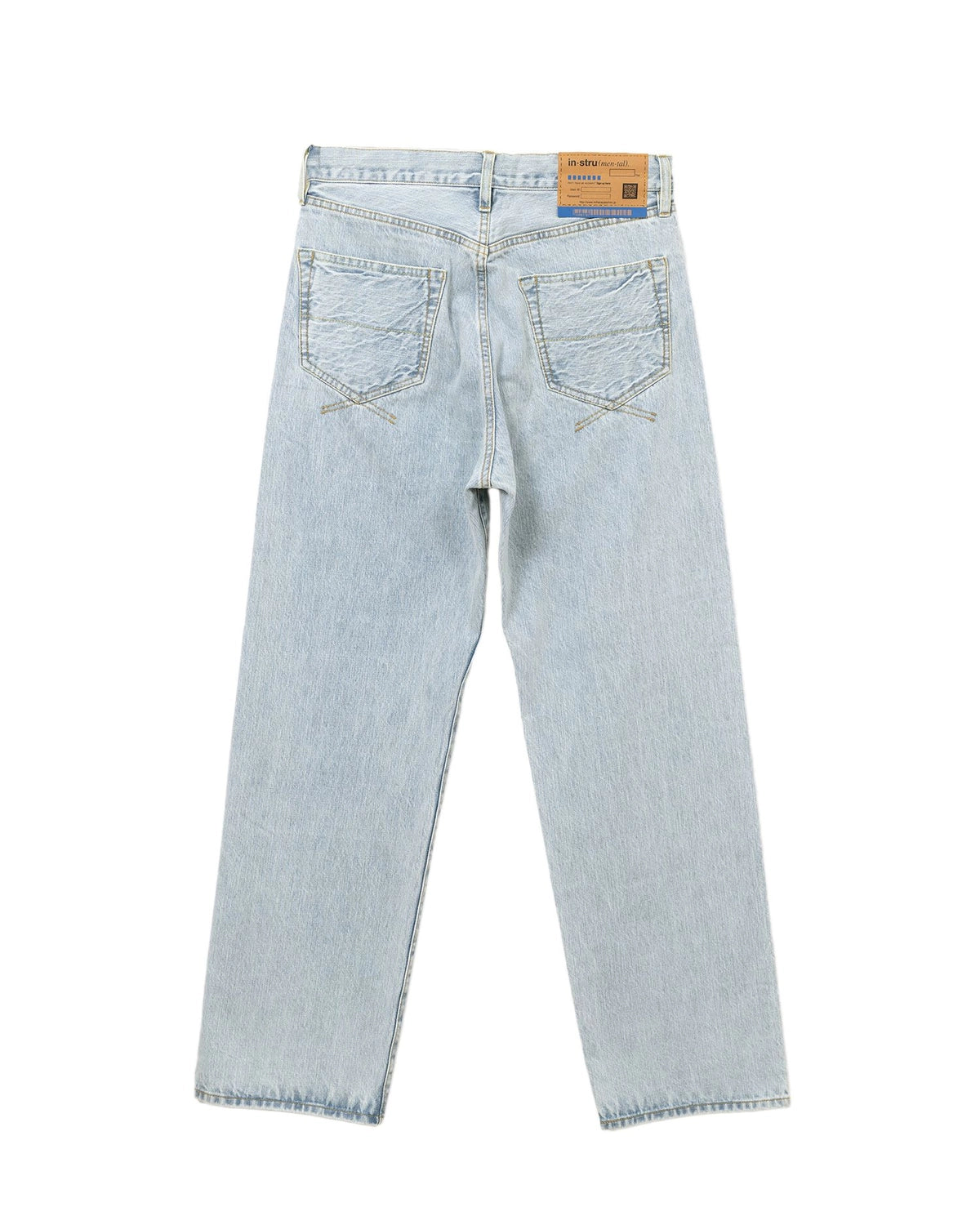 Maison MIHARA YASUHIRO in・stru(men-tal). / Bleached Denim Straight Pants (I14PT052)