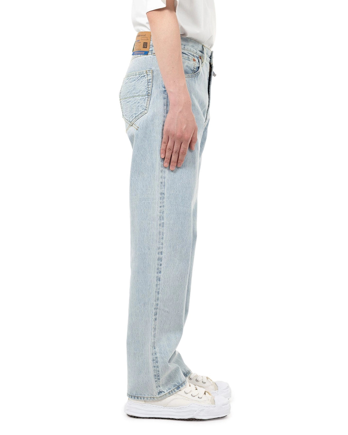 Maison MIHARA YASUHIRO in・stru(men-tal). / Bleached Denim Straight Pants (I14PT052)