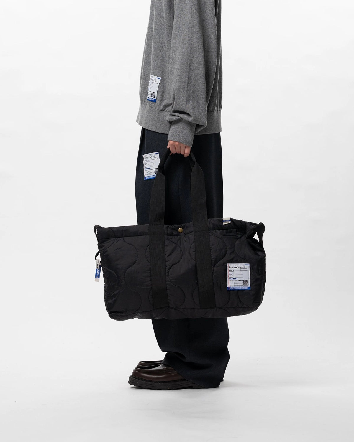 Maison MIHARA YASUHIRO in・stru(men-tal). / Quilted Ripstop Bag (I16BG741)