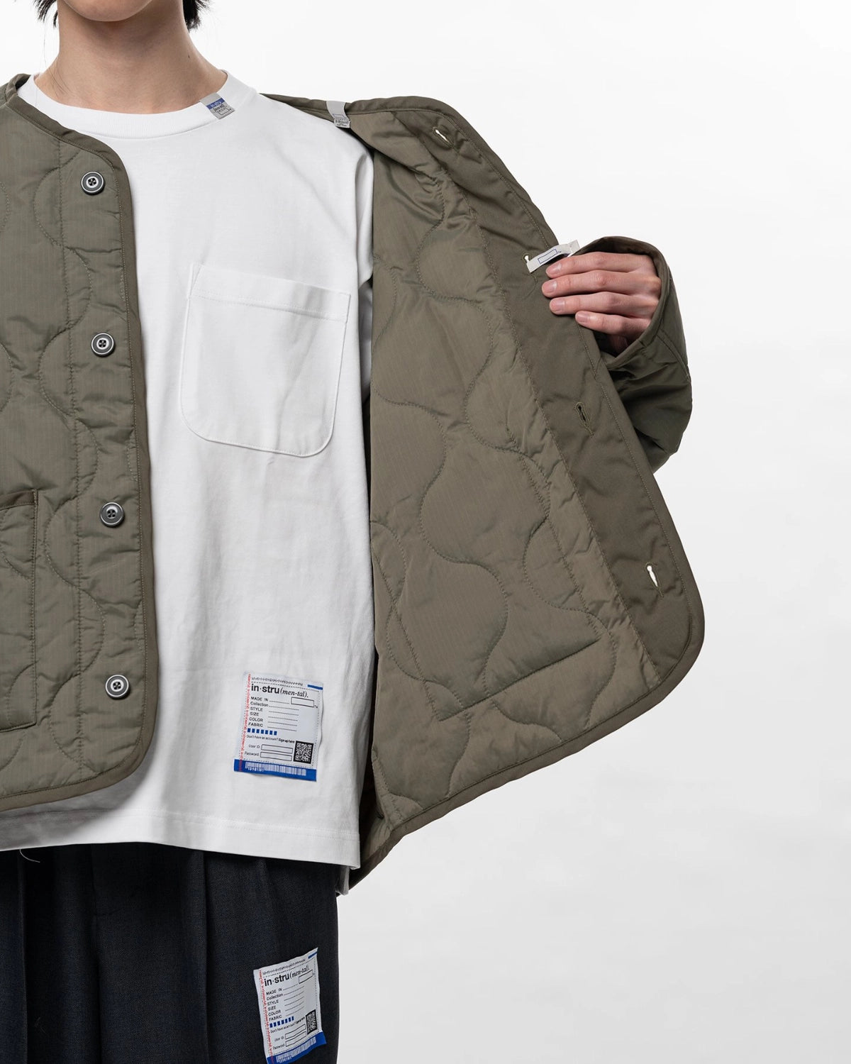 Maison MIHARA YASUHIRO  in・stru(men-tal). / Ripstop Liner Quilt Jacket (I16BL061)