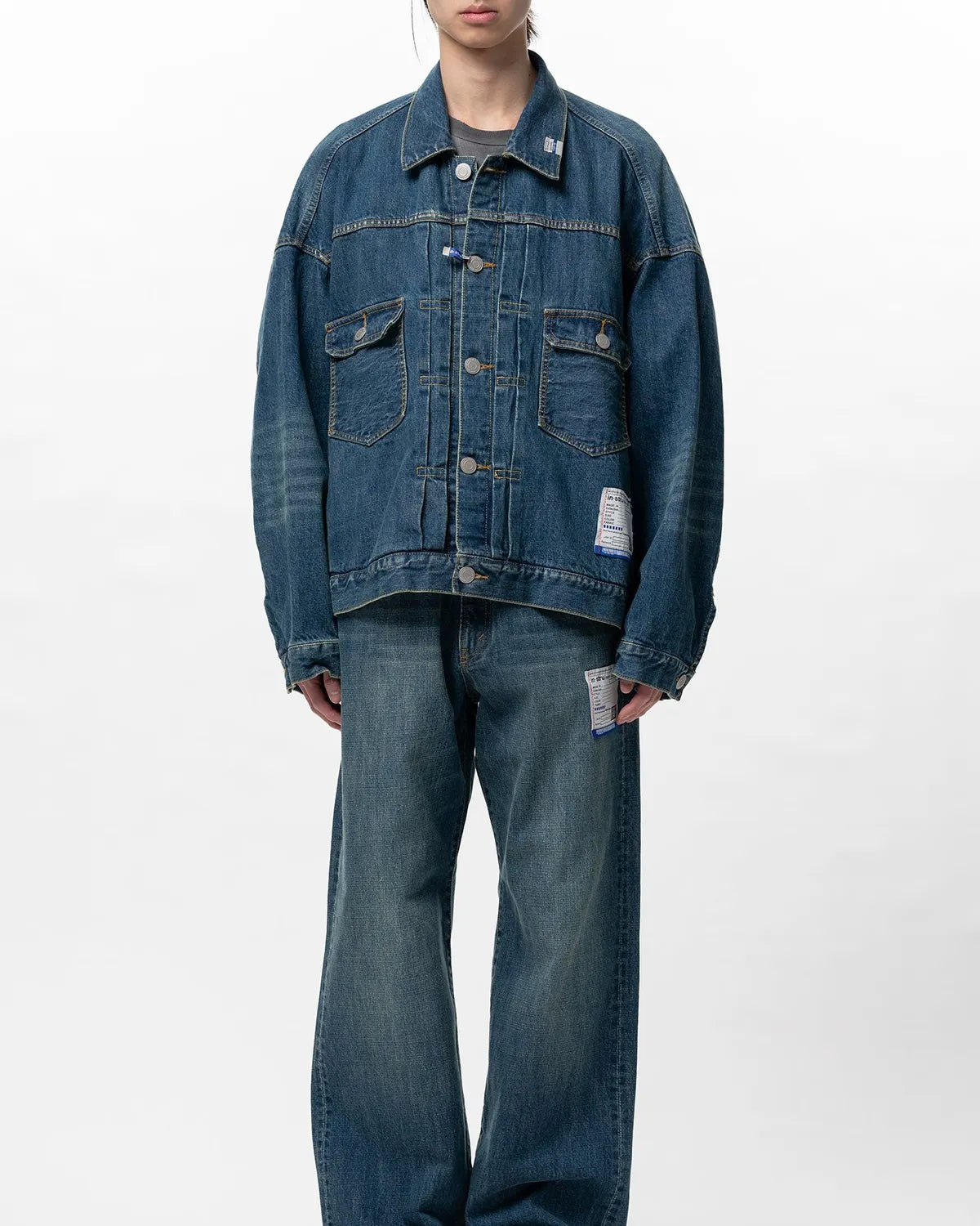 Maison MIHARA YASUHIRO  in・stru(men-tal). / Hard Washed Selvage Denim Jacket (I16BL081)